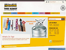 Tablet Screenshot of kensingtonwinemarket.com